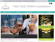 Tablet Screenshot of camarillo-oldtown.com